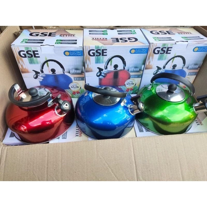 Teko siul 3 Liter warna warni stainless steel