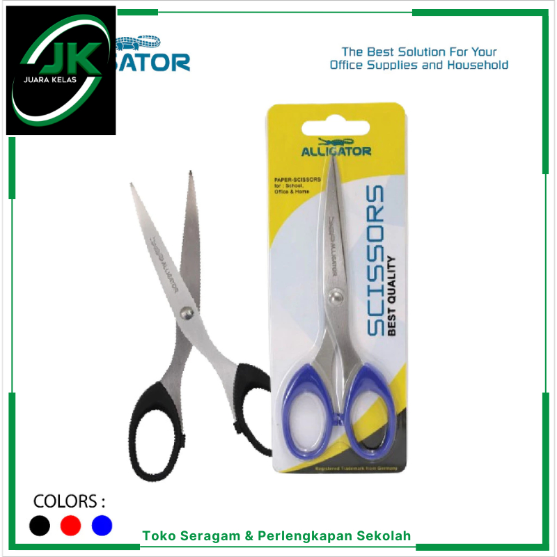 

[JK] Alligator Small Scissors Grip Gunting Kertas