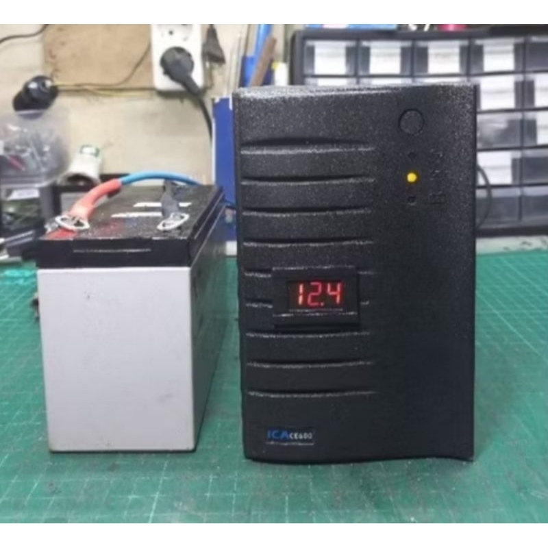ups ica modif aki external 650va 400watt aki 12volt