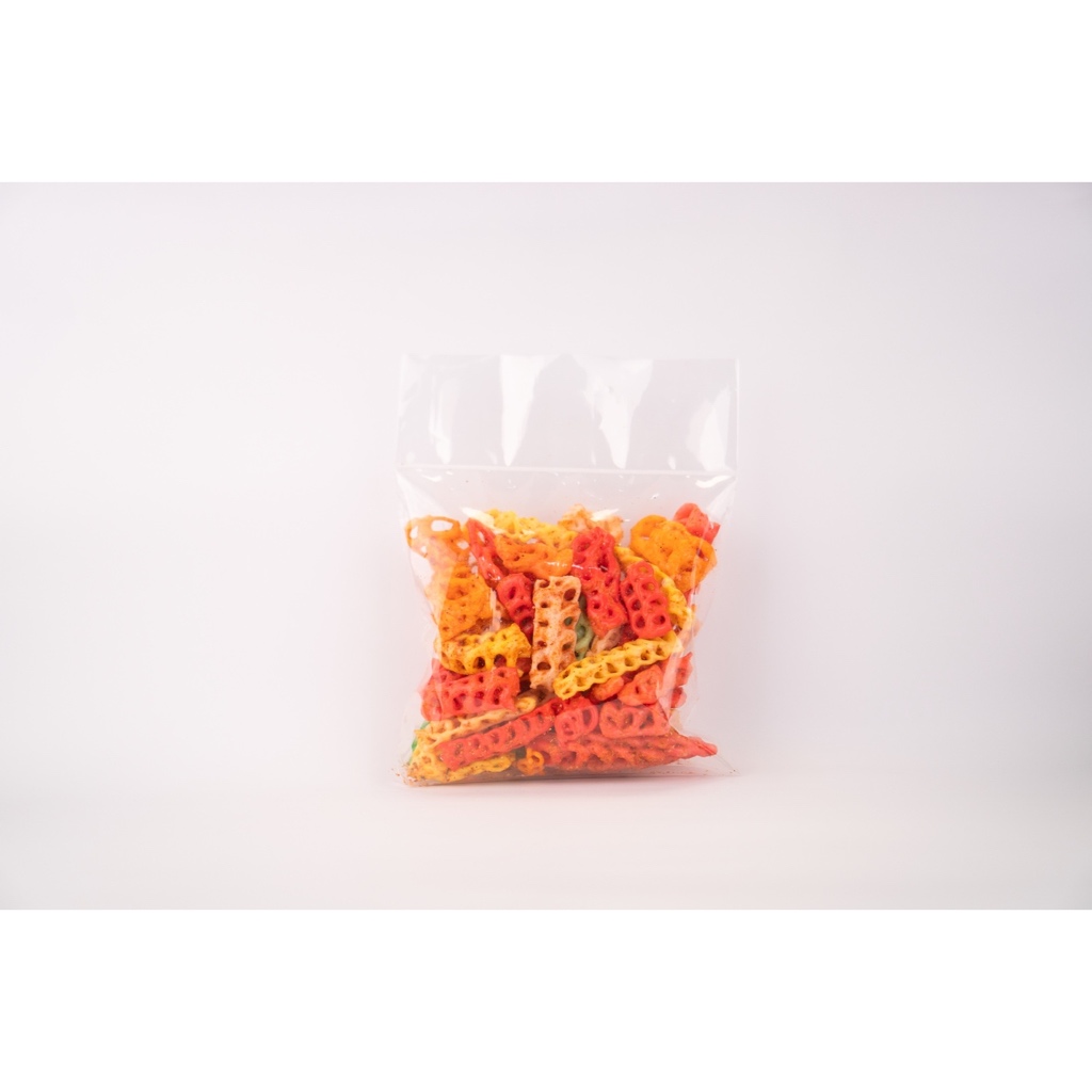 

Camilan Snack Kerupuk Seblak Kepang Rantai 250g Sambal Jeruk