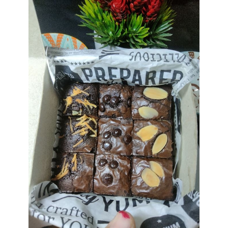 

fudgy brownies super coklat