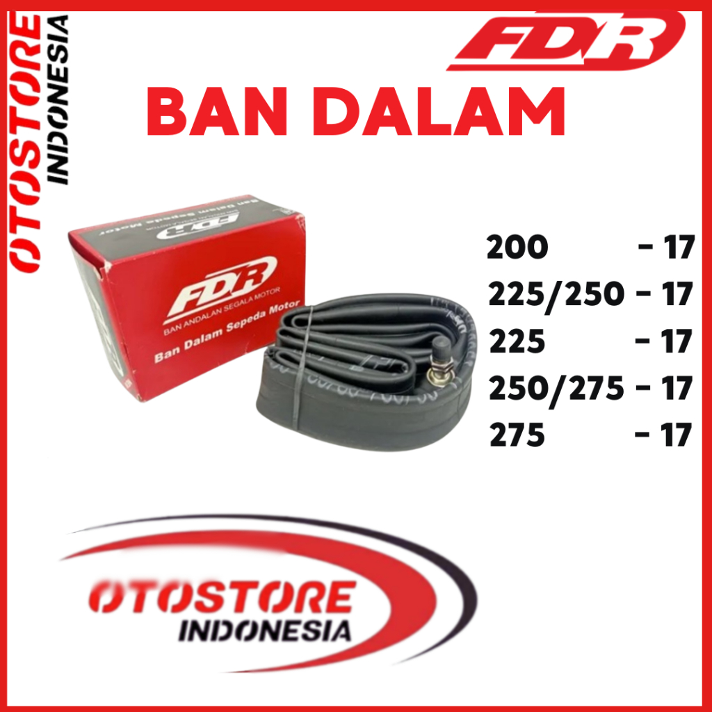 BAN DALAM FDR RING 17 UKURAN 200 225 250 275 300