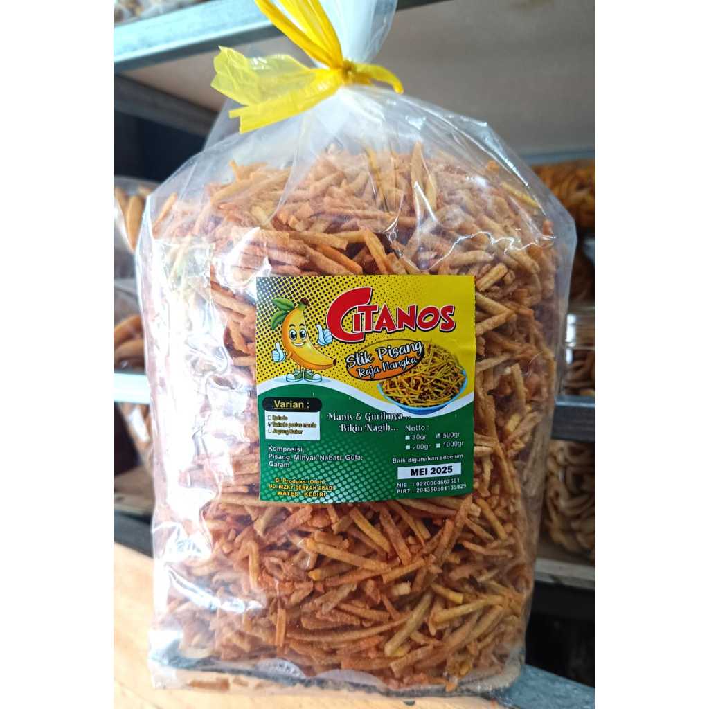 

Stik Pisang Balado Pedas Manis 1kg Stik Pisang Gurih Renyah Pisang Balado Pedas Manis Crispy