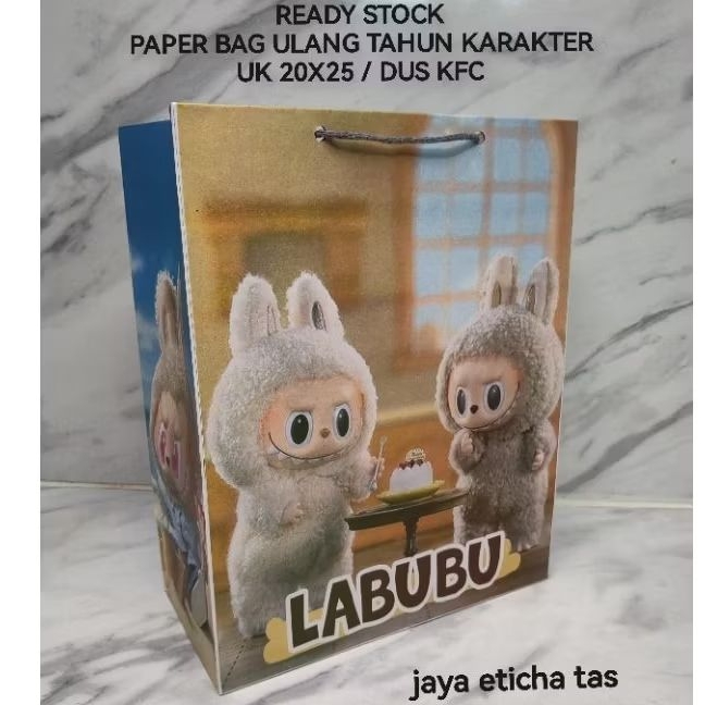 

paper bag ulang tahun karakter 20x25 / dus kfc