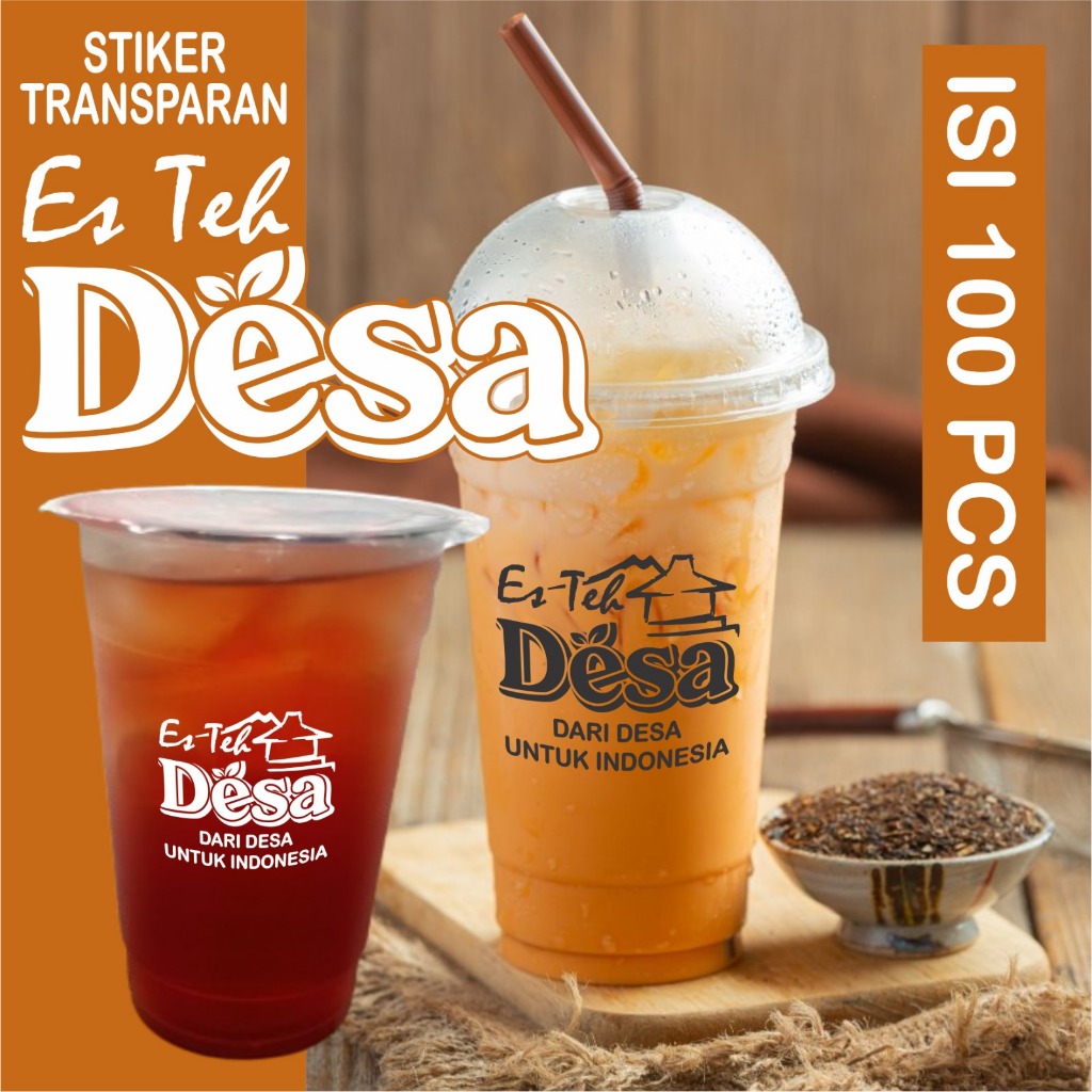 

STIKER TRANSPARAN ES TEH DESA ISI 100PCS (VOL 2)