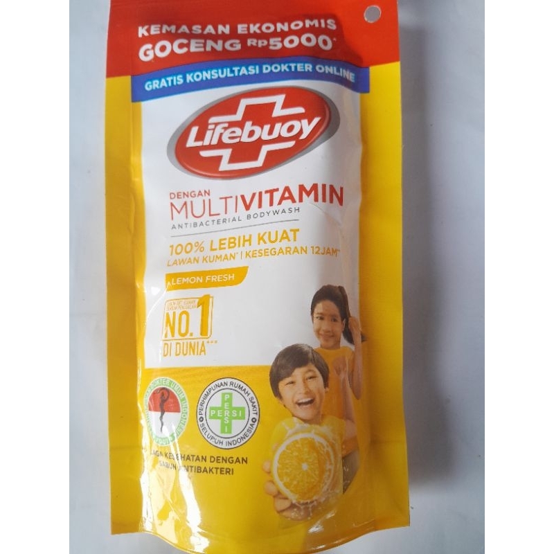 lifebuoy sabun mandi cair kuning 85 ml