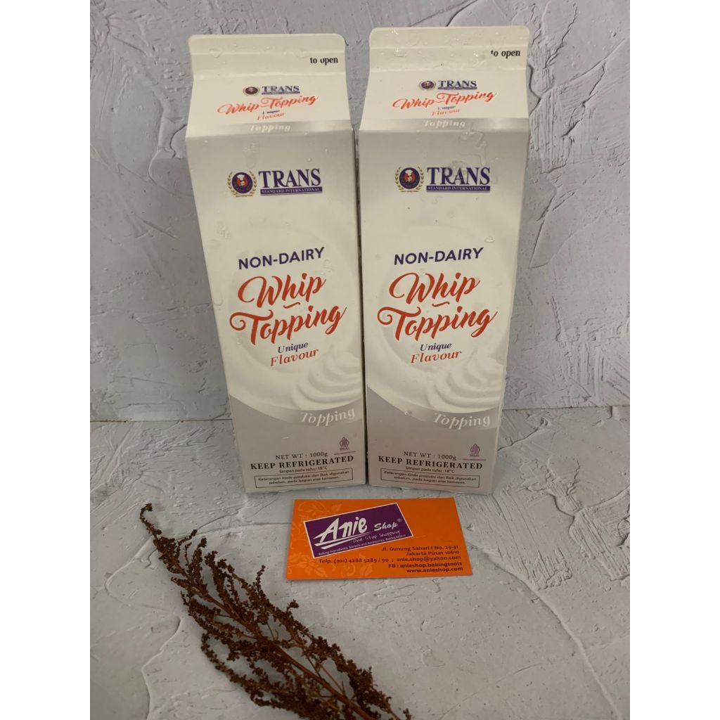 Trans whipping Cream silver 1 liter/krim nabati cair merk trans 1 liter