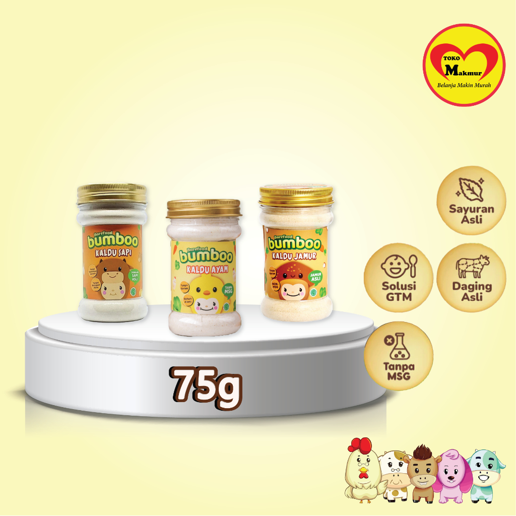 

Bumboo Kaldu Ayam / Jamur / Sapi / Keju Bubuk 75gr / Toko Makmur Online