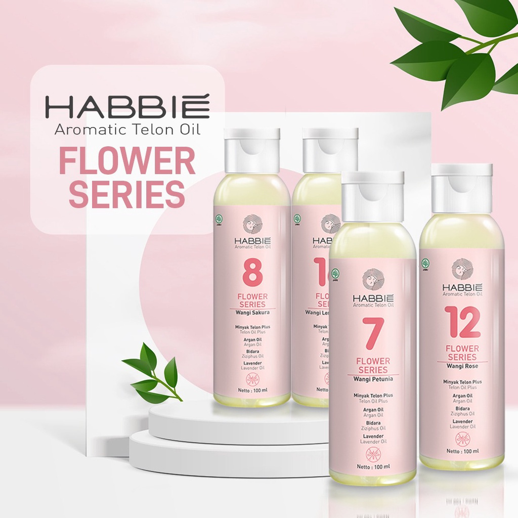 Habbie Minyak Telon Aromatic Telon Oil Flower 100ml / Habbie Minyak Telon Aromatic