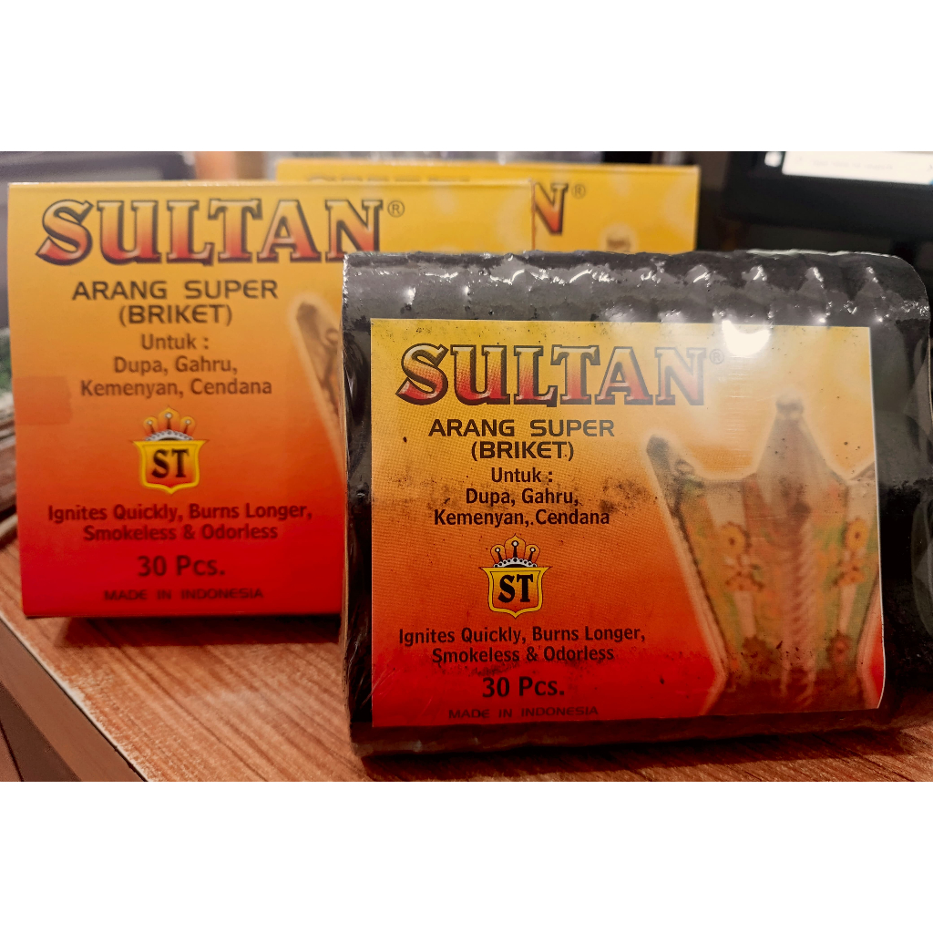 arang sultan arang briket sultan 30pcs arang dupa