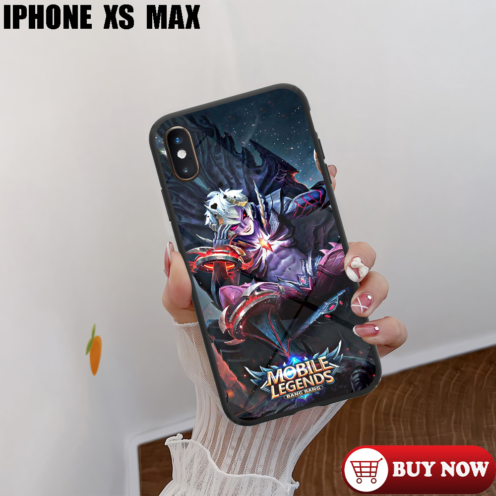 [ML03] Case Glossy CASE  IPHONE XS MAX  | Kualitas HD | Kualitas Premium | Casing Hp Kilau Motif MOB