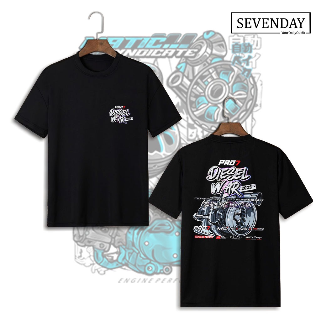 Tshirt PRO7 WAR DIESEL - Kaos PRO7 WAR DIESEL - Kaos RACING  - Tshirt (COD) SEHARI JADI