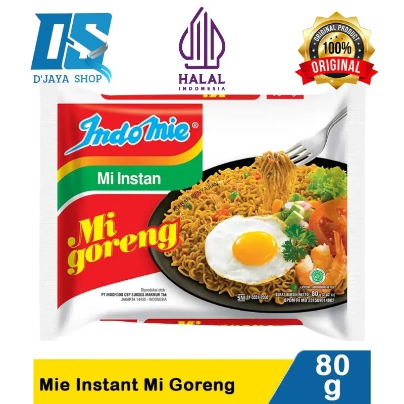 

Indomie Mie Instan | Mie Goreng 80g
