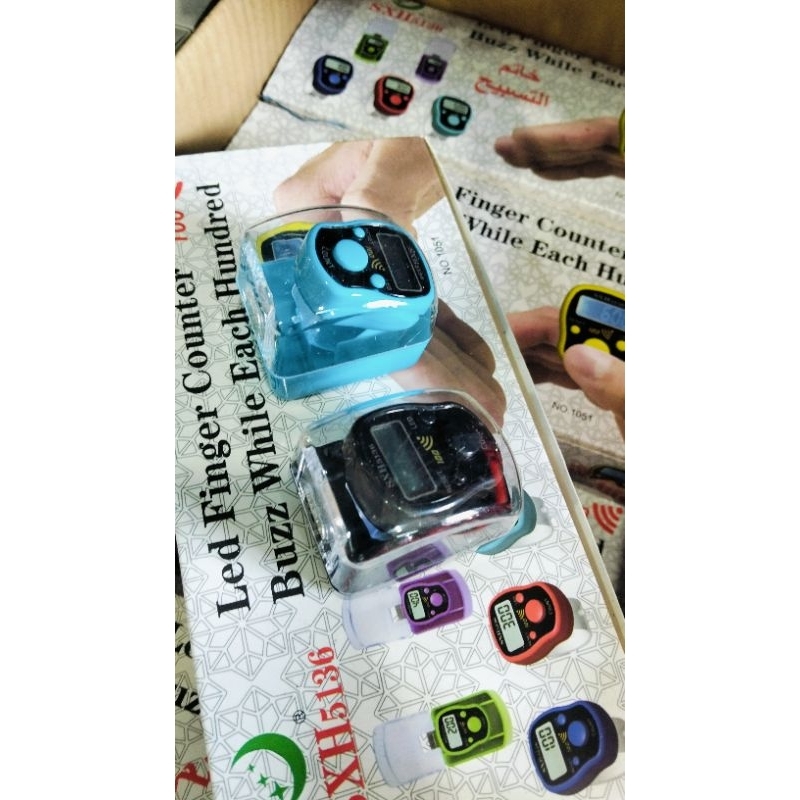 GROSIR 12PCS TASBIH DIGITAL ALARM MIX MOTIF PERLUSIN