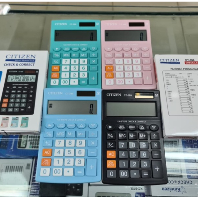 

Kalkulator Citizen CT-388 12 Digit