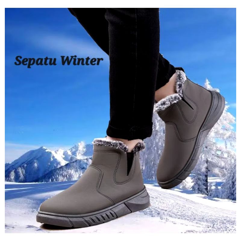 Winter Boots sepatu winter pria musim dingin