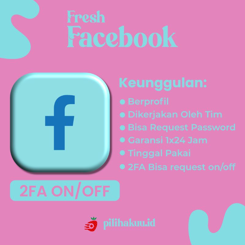 AKUN FB FRESH 2FA ON SIAP PAKAI