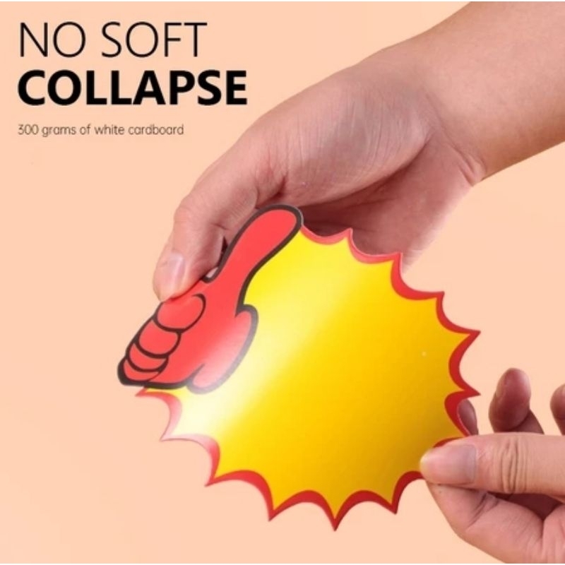 

RB 30pcs Label Promo Sale Price Tag Label Harga Pop Card Penjepit Harga Tulisan Promo Sale New Tag