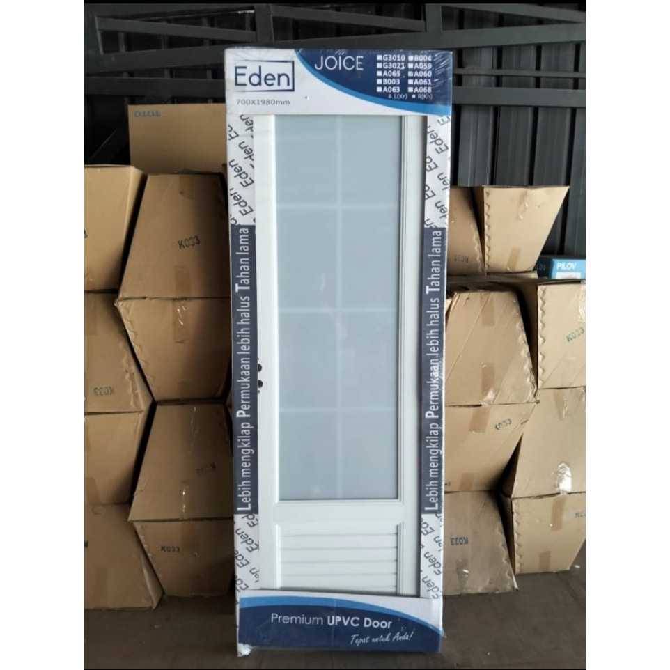 PINTU KAMAR MANDI UPVC DOOR | PINTU EDEN JOICE UPVC A060 70X198CM | PINTU KAMAR MANDI MINIMALIS