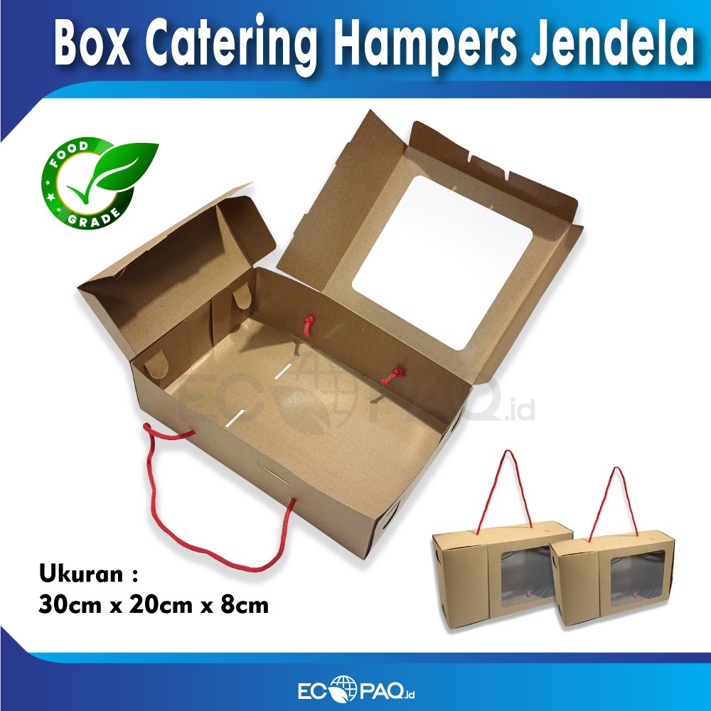 

Box Food Hampers - Kotak Katering + Tali