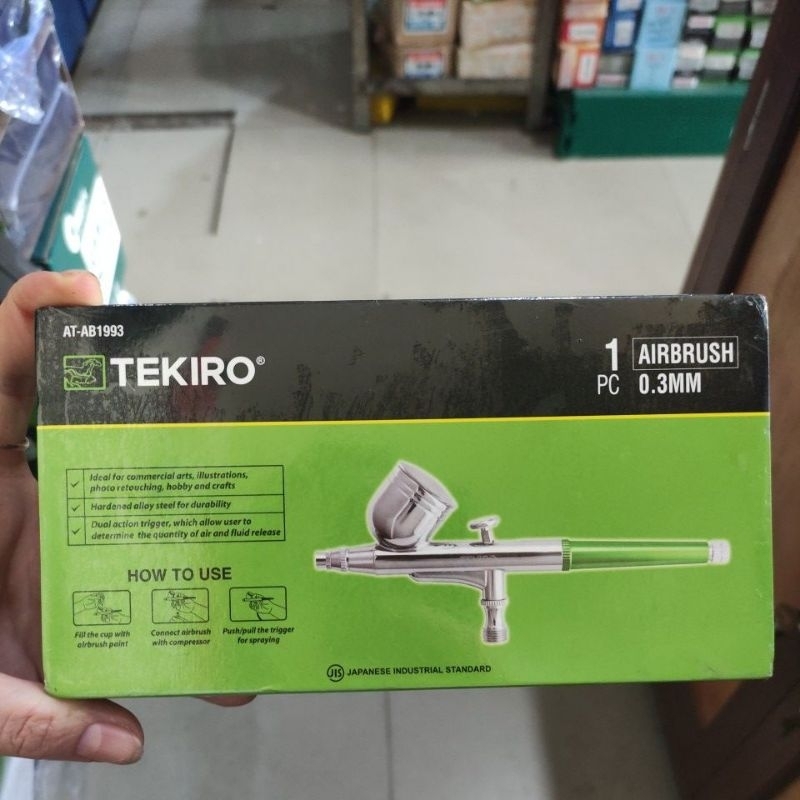 airbrush tekiro / alat semprot cat mini / semprotan pen mini airbrush tekiro ( nozle 0,3mm)