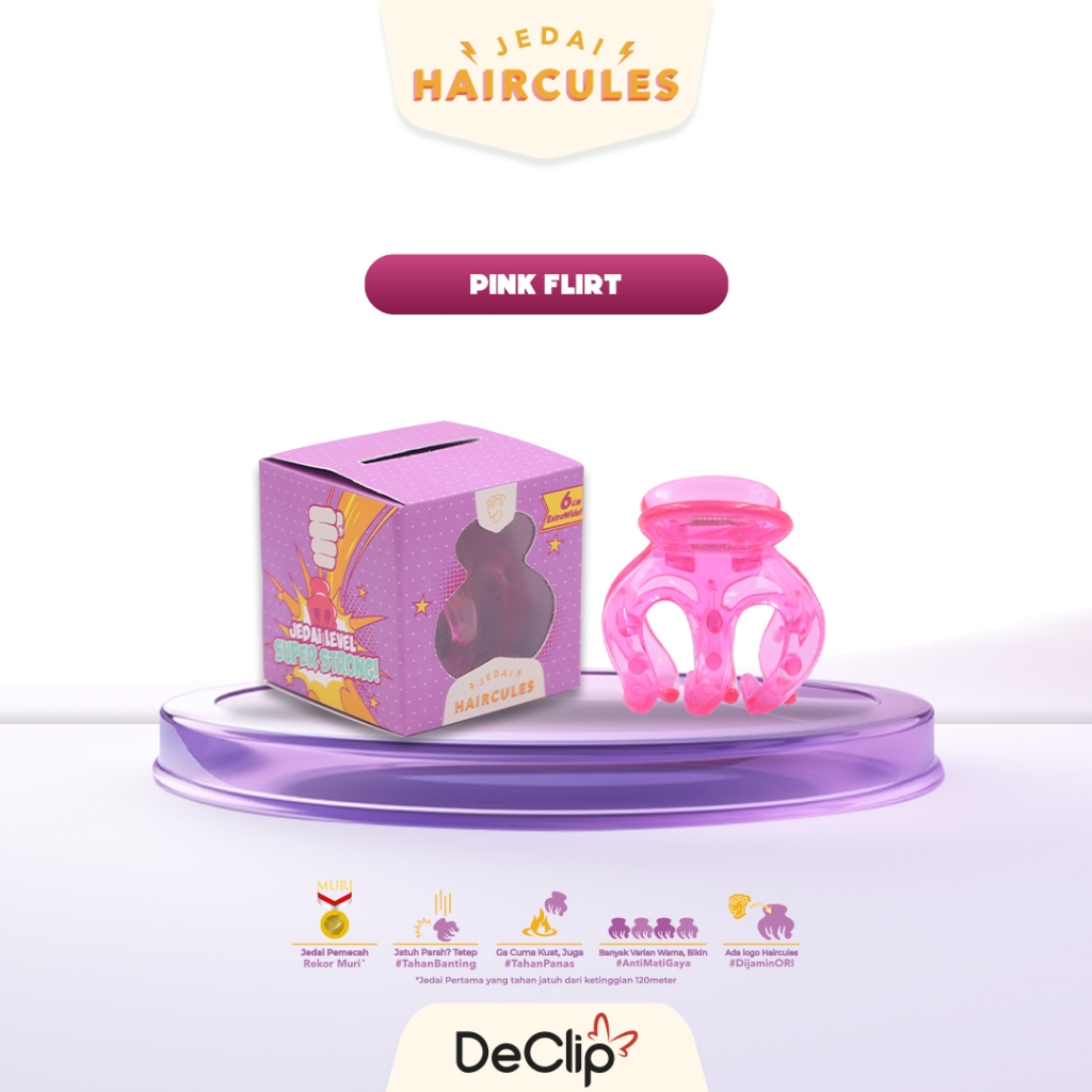 Jedai Haircules Declip Original Gigi 3 ukuran 5cm