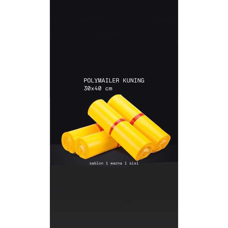 

Sablon Plastik Polymailer Kuning 30x40 1Warna