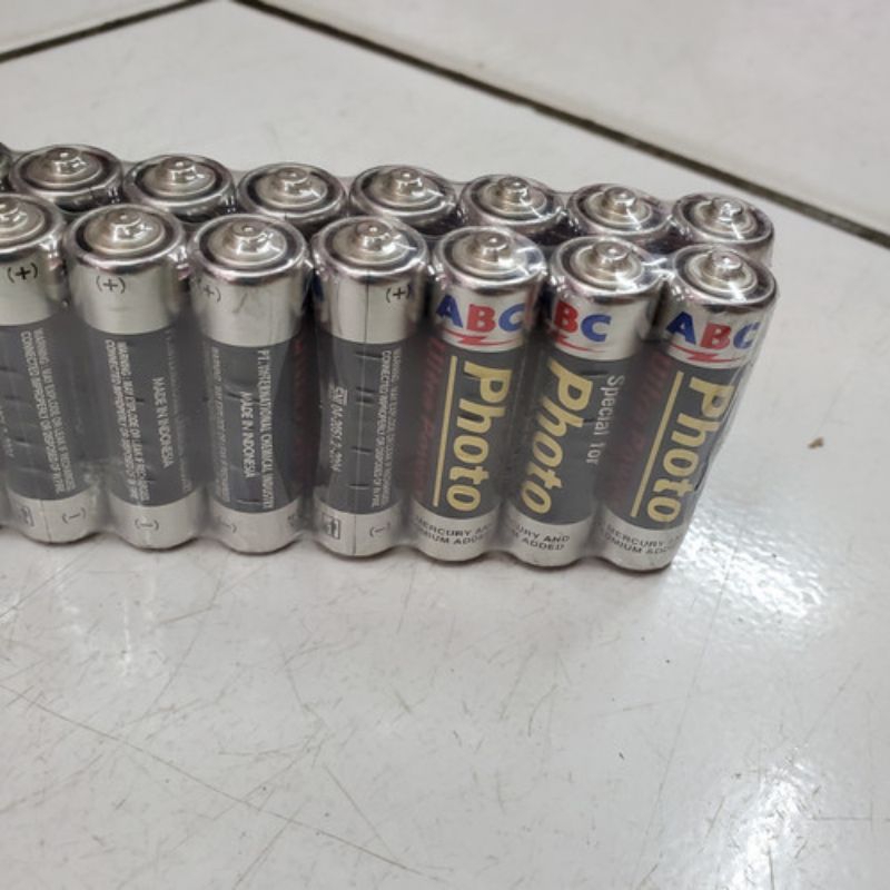 Baterai Abc photo AA hitam isi 24pcs batre / baterai / battery