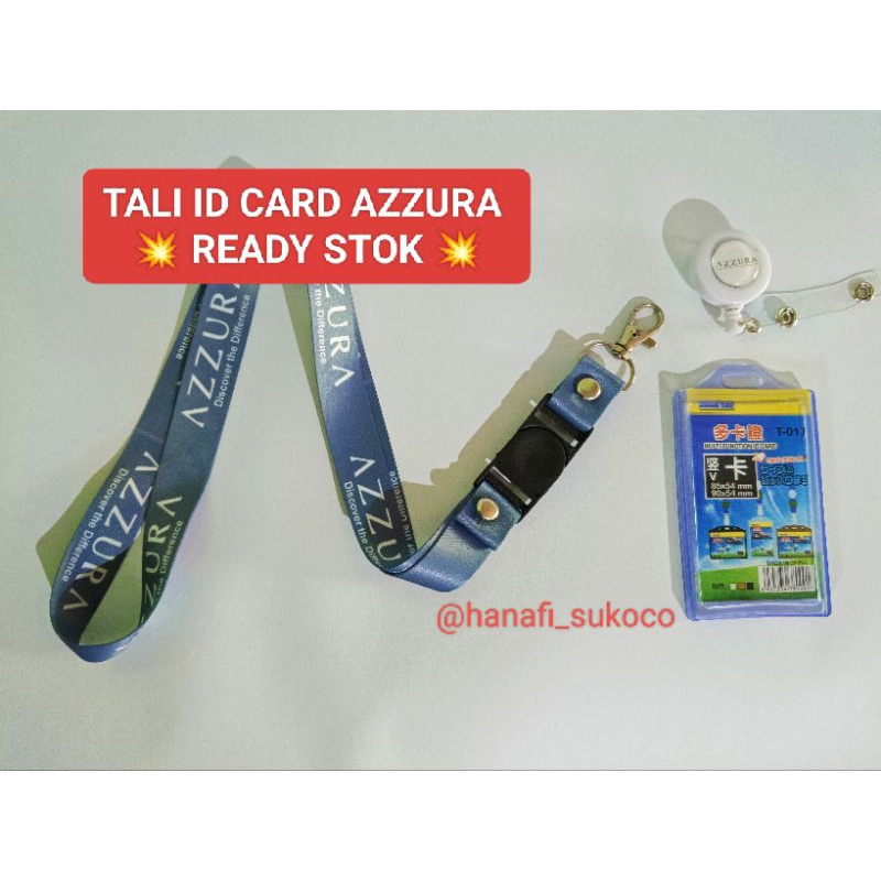 

AZZURA tali id card printing AZZURA [READY STOK] Lanyard SATUAN