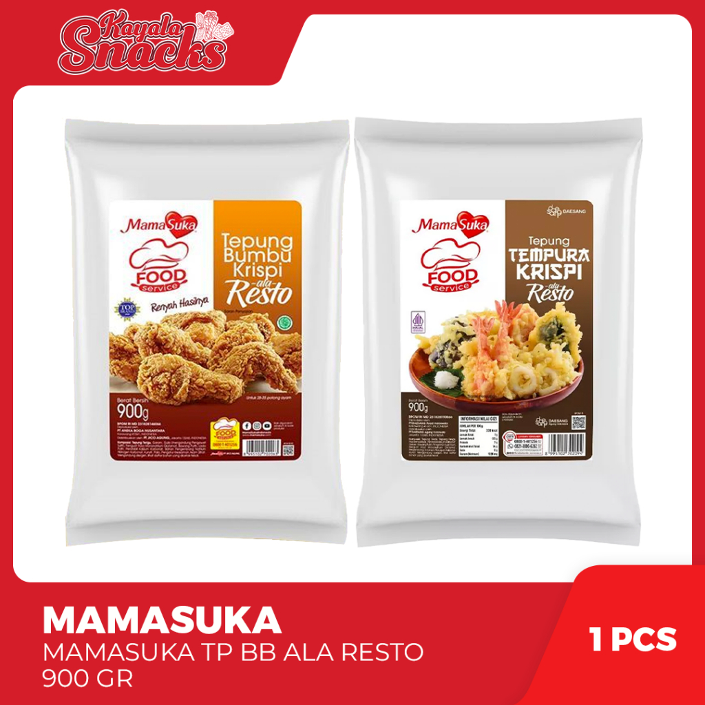 

MAMASUKA Tepung Krispy Ala Resto 900gr