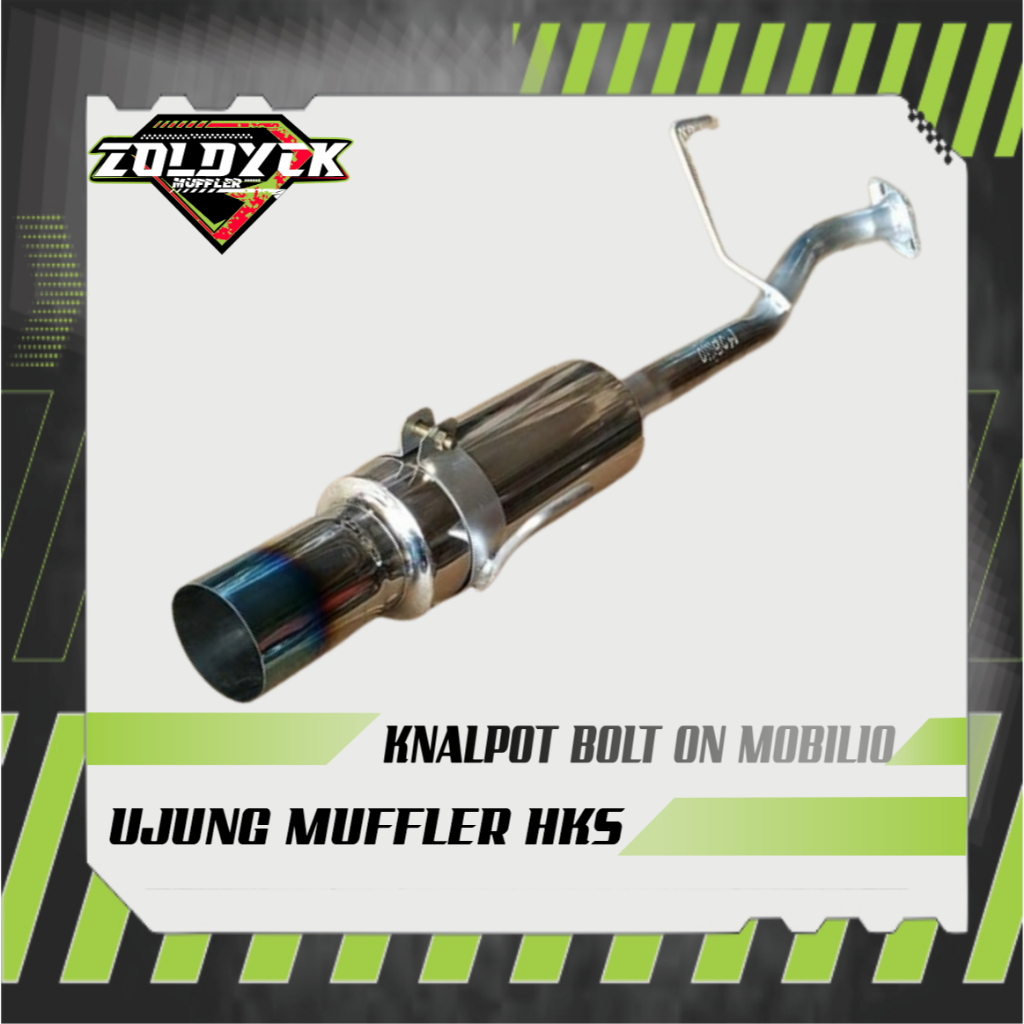 KNALPOT RACING BOLT ON MOBIL HONDA MOBILIO