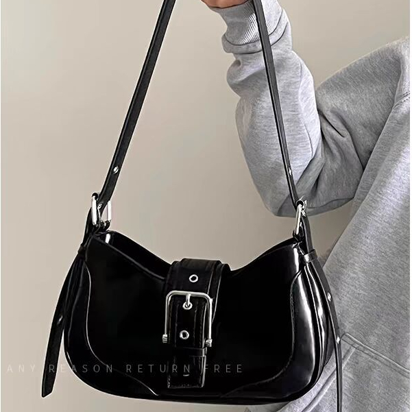 [COD]Tas Selempang Wanita Tas PU Kapasitas Besar  Tas Selempang  Besar Wanita Tas Ketiak Wanita