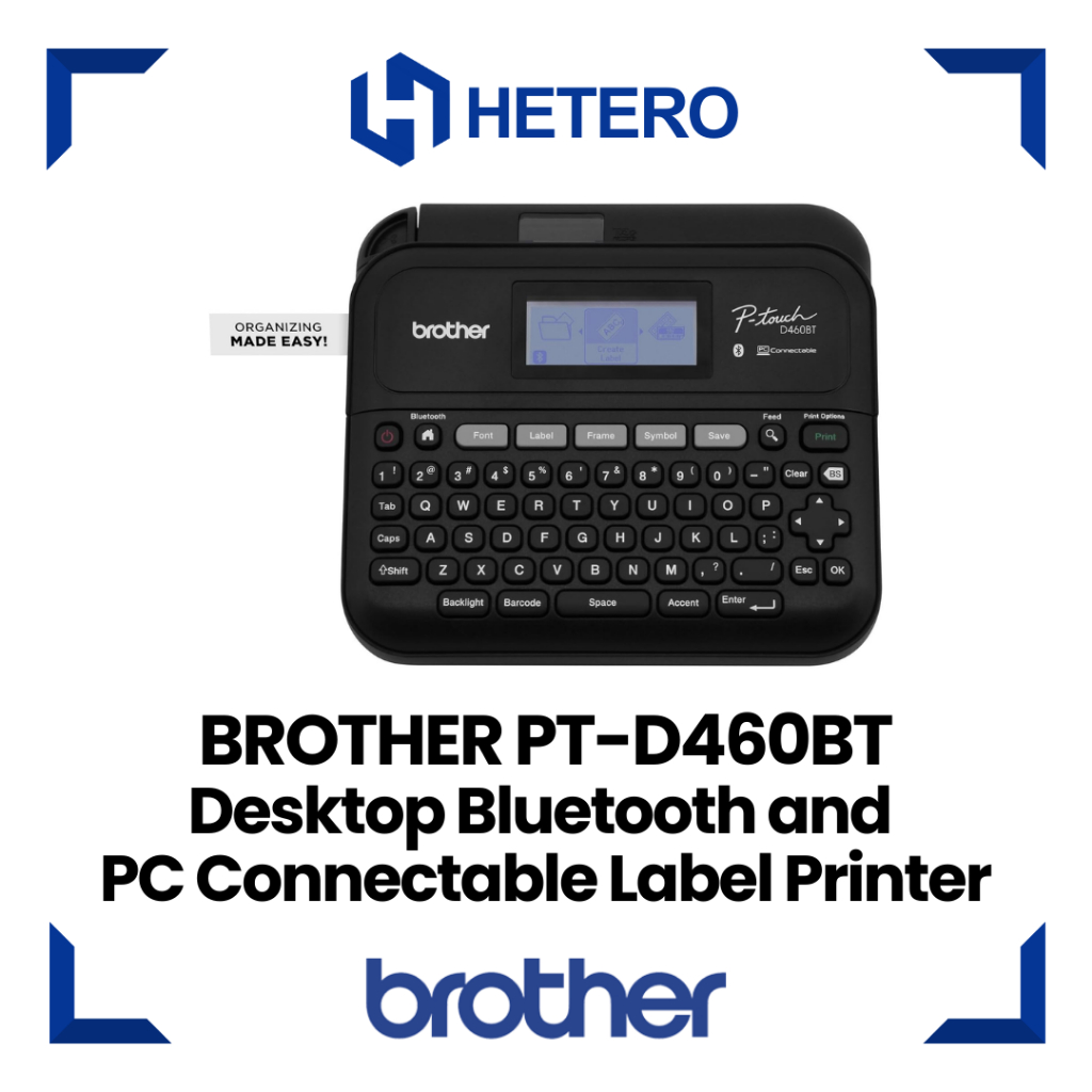 

BROTHER Printer Label Maker PT-D460BT Portable Bluetooth