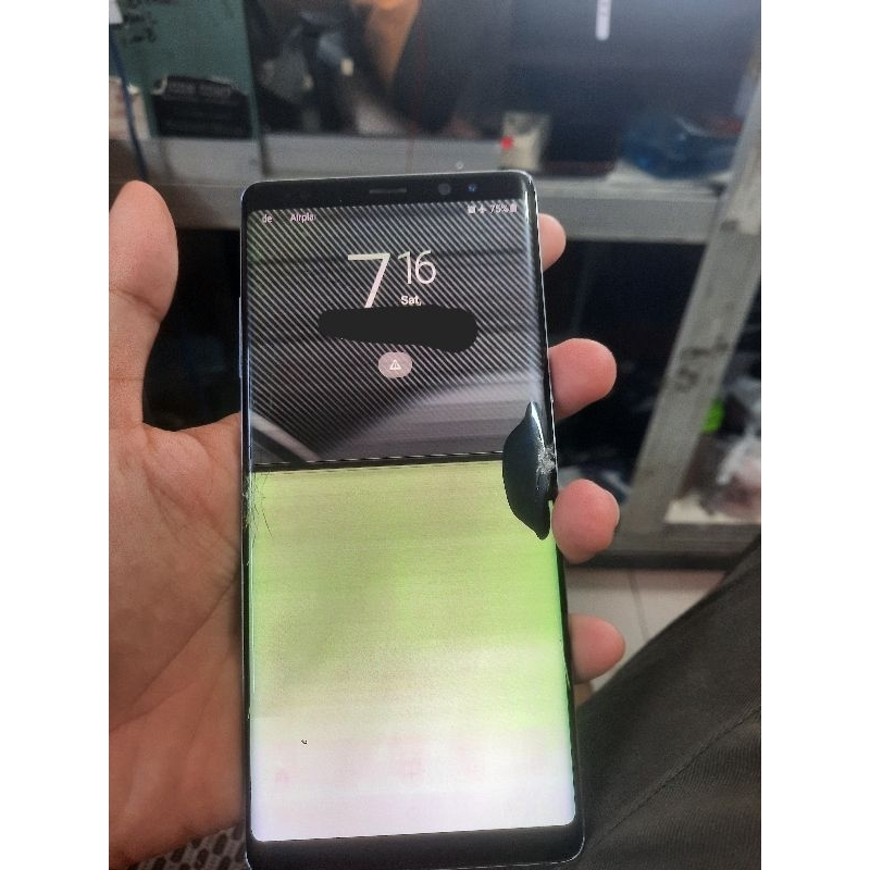 Samsung note 8 minus lcd