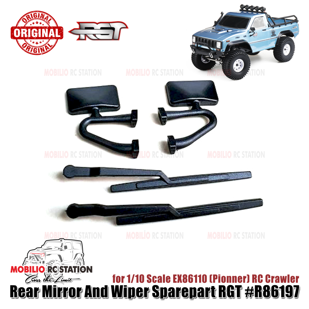 Sparepart Rear Mirror And Wiper Sparepart RGT #R86197 RC RGT EX86110