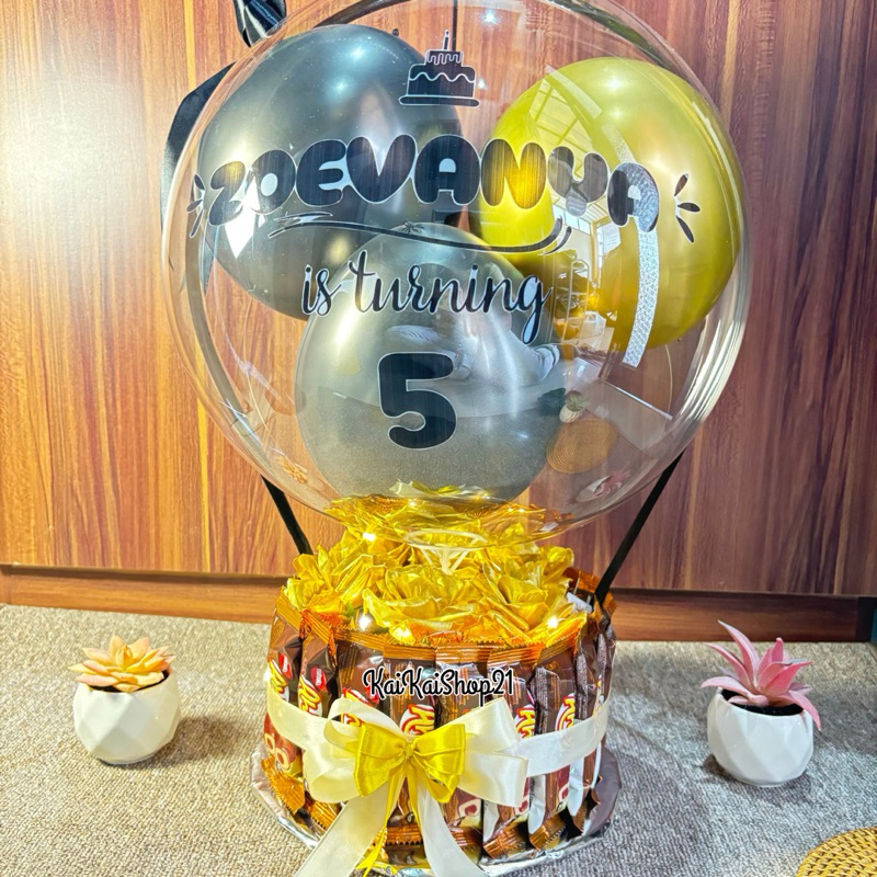 Snack Balon / Snack Tower / Tower Balon ( FREE STICKER TULISAN & LAMPU LED)