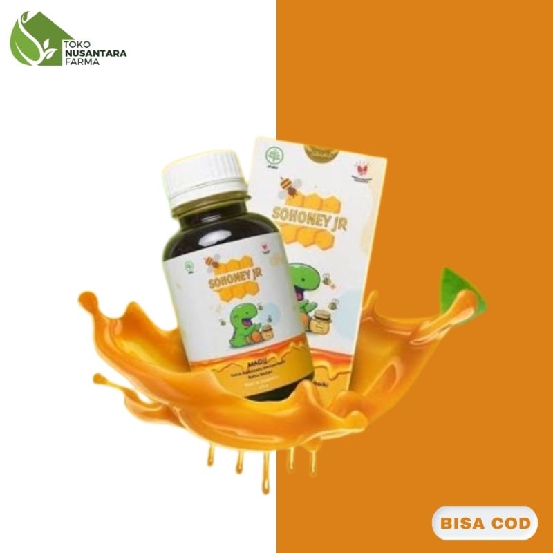 

Sohoney Jr - Paket 1 Botol Madu Herbal Multivitamin Penambahan Nafsu Makan Anak