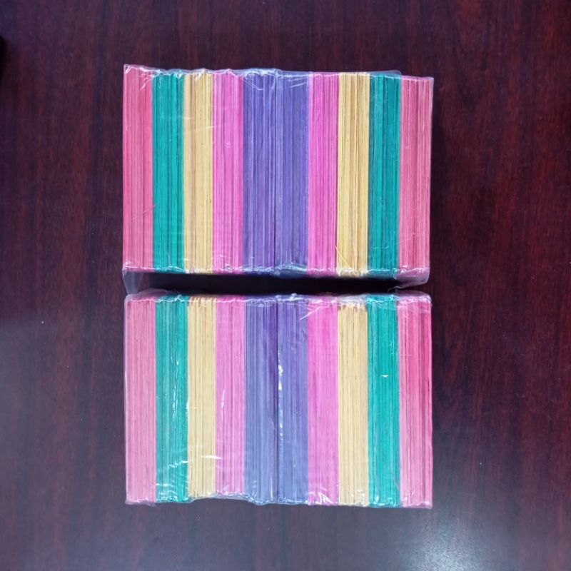 

Stick / Stik Ice Cream kayu warna warni (750 pcs)