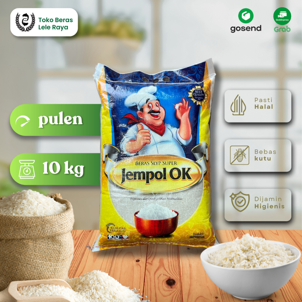 

Beras Kepala Cap Jempol 10KG - Kualitas Super SLYP Premium