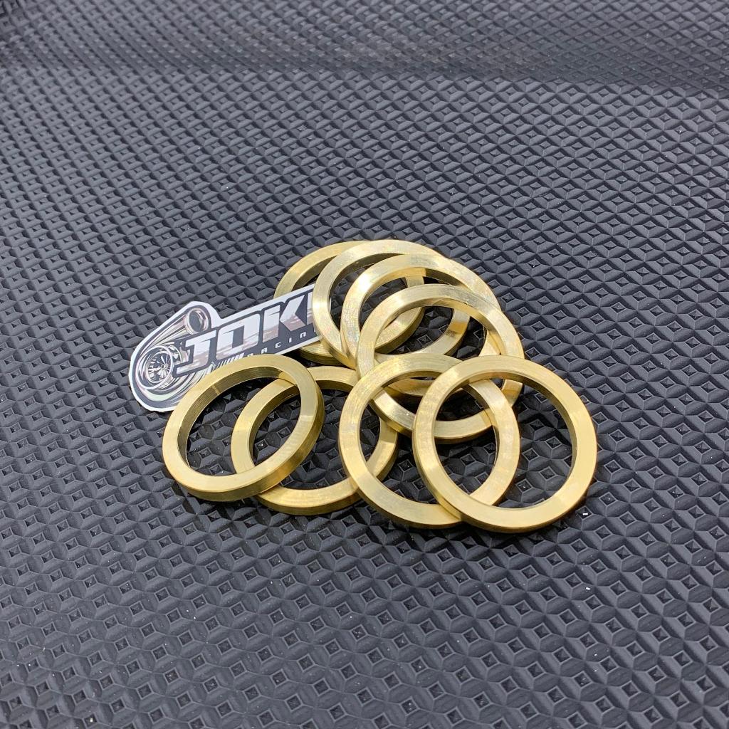 Paking Perpak Knalpot Tiger Megapro GL CB Bahan Kuningan Padat