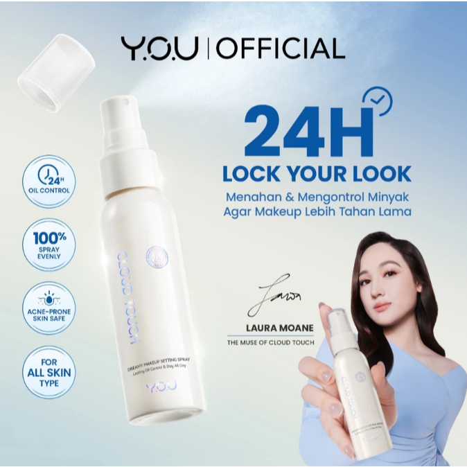 YOU Cloud Touch Dreamy Makeup Setting Spray Setting Spray Makeup Setting Spray Makeup 55ml