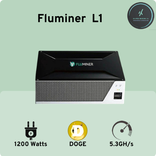 Fluminer L1 Pro 6G 1400W LTC Doge Asic Home Miner 6000 MH Scrypt Kripto Mining