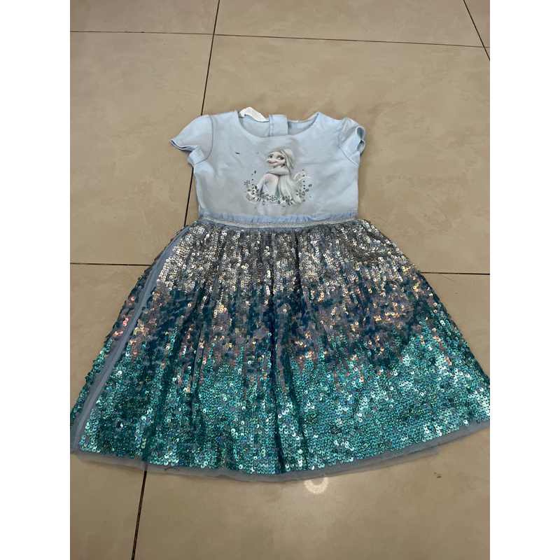 preloved dress elsa hnm anak