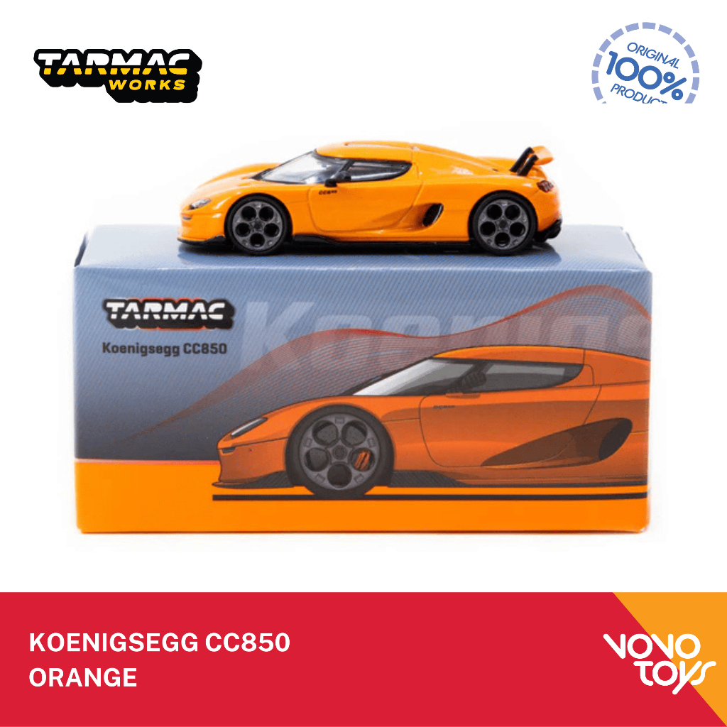 Tarmac Works 1/64 Koenigsegg CC850 Orange