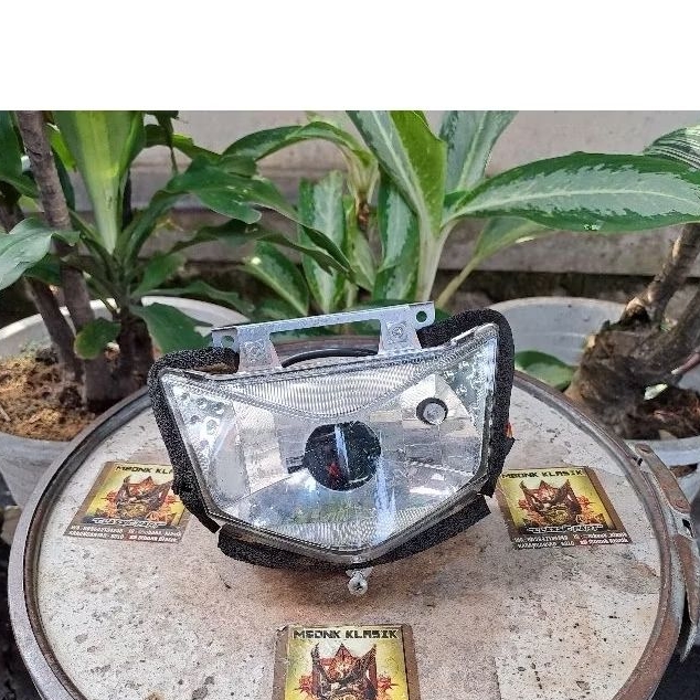 headlamp reflektor lampu depan klx 150 ORIGINAL lampu depan headlamp reflektor kawasaki klx 150