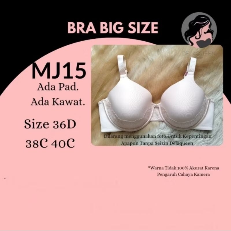 Delaqueen | Bra Big Size Bra Jumbo Bh Big Size 36D 38B 38C 38D 38DD 40C 40D 40DD 42C 42D 42DD 44C 44