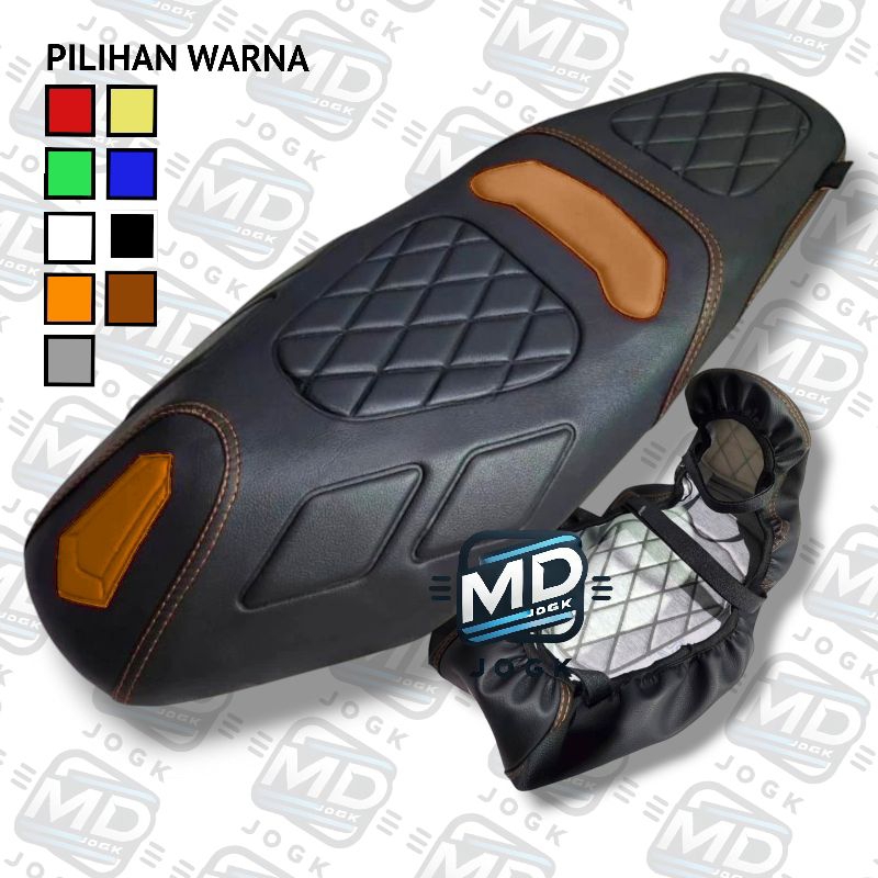 Sarung jok motor NEW EXTREM kulit jok motor beat / vario 125 / vario 150 / vario / scoopy / genio / 