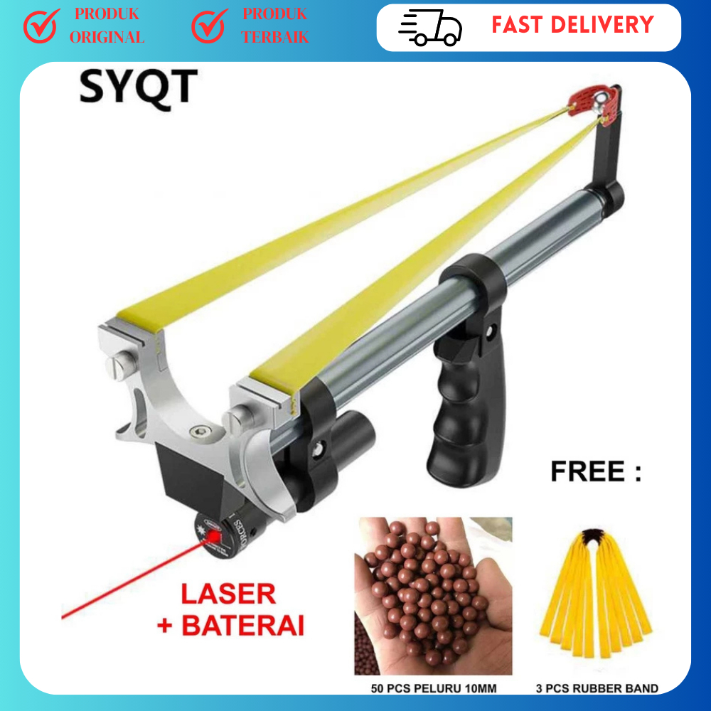 Ketapel High Precision Telescopic Hunting Catapult with Laser