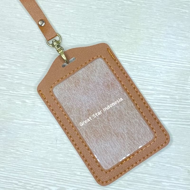 

FRAME/SOFTCASE ID CARD + TALI KULIT SINTETIS 1 SET