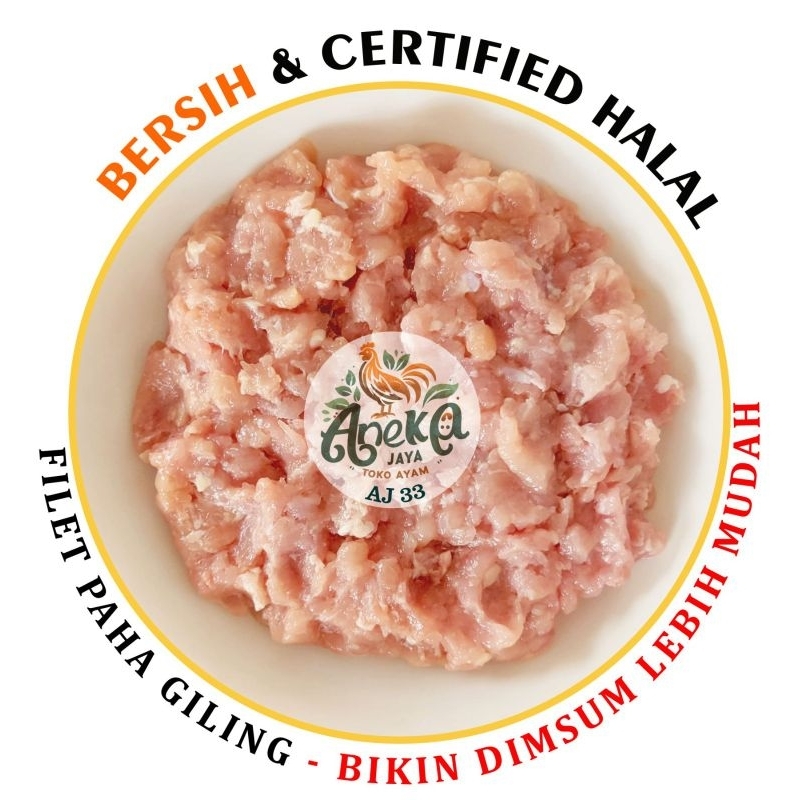 

Paha filet giling frozen bersih halal 1 kg